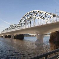 Latvia: balanced cantilever rail bridge project marks first phase logo 