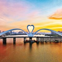 Heart or swan? China Railway Group joins art bridge logo 