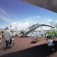 ‘Funicular’ added to Dutch footbridge logo 